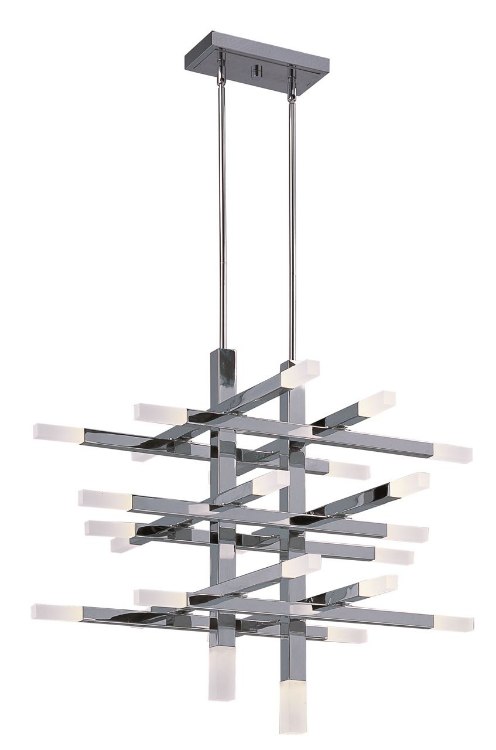 Foto para 1.5W Crossroads 26-Light LED Pendant PC Frosted (OA HT 28"-72")