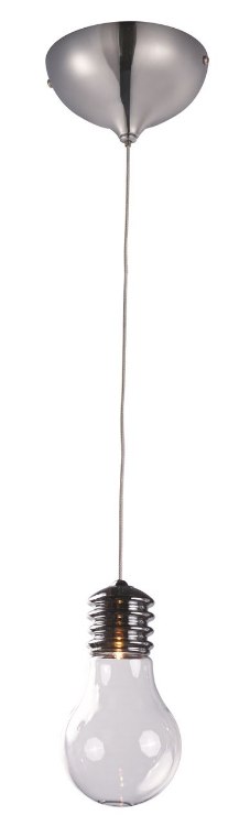 Foto para 35W Edison 1-Light Pendant PC Clear G4 (OA HT 9.75"-127.25")