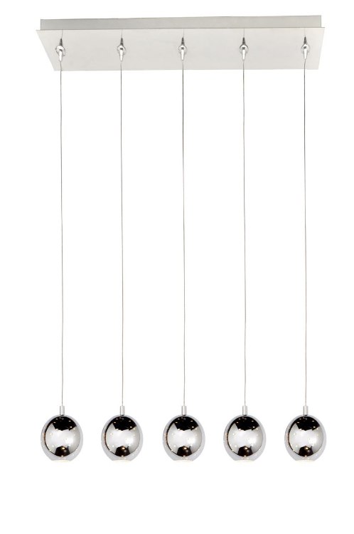 Foto para 2.4W Polaris 5-Light LED Pendant PC (OA HT 7"-126.5")