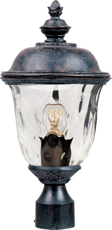 Foto para 100W Carriage House VX 1-Light Outdoor Pole/Post Lan OB Water Glass Glass MB Incandescent 