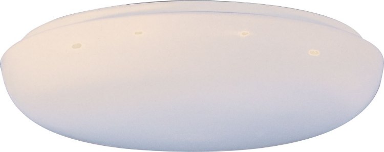 Foto para 22W Low Profile EE 1-Light Flush Mount WT White Acrylic 4-Pin T9 Circline Fluorescent 11.5"x2.5" 6-Min