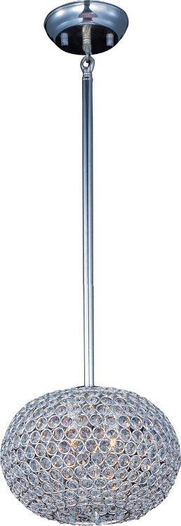 Foto para 60W Glimmer 3-Light Pendant PS Beveled Crystal Glass G9 Xenon (OA HT 49")