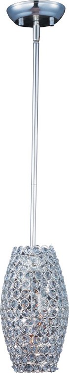 Foto para 60W Glimmer 3-Light Pendant PS Beveled Crystal Glass G9 Xenon (OA HT 52")