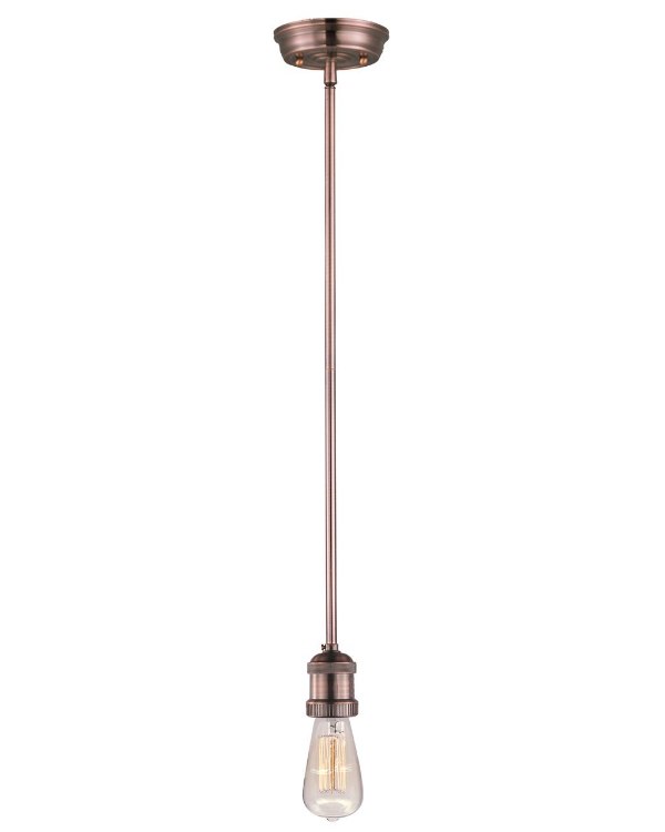 Foto para 60W Mini Hi-Bay 1-Light Pendant Stem Hung ACP MB Incandescent 5"x2.75" (OA HT 47") 10-Min