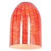 Foto para Inari Silk Wicker Red Pinot Pendant Glass Shade
