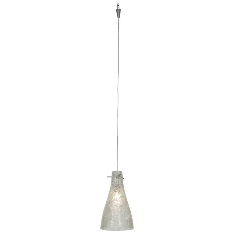 Foto para 35w Cavo GY6.35 Bi-Pin Halogen Dry Location Brushed Steel Crystal Italian Wire Glass UJ Mini Pendant excluding Mono-Pod