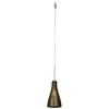 Foto para 35w Cavo GY6.35 Bi-Pin Halogen Dry Location Brushed Steel Gold Italian Wire Glass UJ Mini Pendant excluding Mono-Pod