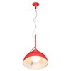 Foto para 60w Magneto E-26 A-19 Incandescent Dry Location Red Adjustable Angle Pendant (CAN 4"Ø4.75")