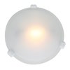 Foto para 75w Nimbus R7s J-78 Halogen Damp Location White Frosted Flush-Mount