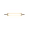Foto para 13w Vail Module Damp Location Brushed Steel Opal Dimmable LED Vanity 18.5"x3.5" (CAN 14.5"x3"x1.25"Ø4.4")