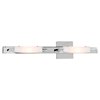 Foto para 150w (2 x 75) Styx R7s J-78 Halogen Dry Location Chrome Opal Wall & Vanity (CAN 23.25"x2.6"x1")