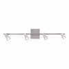 Foto para 160w (4 x 40) Ryan G9 G9 Halogen Dry Location Brushed Steel FCL Bar Wall Fixture