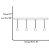 Foto para 180w (3 x 60) Trinity E-26 A-19 Incandescent Dry Location Oil Rubbed Bronze Bar Pendant Assembly (CAN 4.5")