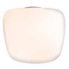Foto para 180w (3 x 60) Vega E-26 A-19 Incandescent Damp Location White Opal Flush-Mount