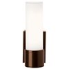 Foto para 18w Nyz 2G11 FT18DL Fluorescent Bronze Opal Marine Grade Wet Location Wall Fixture (CAN 6"x4.25"x1.9")