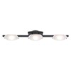 Foto para 300w (3 x 100) Nido R7s J-78 Halogen Dry Location Oil Rubbed Bronze Frosted Wall & Vanity (CAN 7.25"x4.5"x0.9"Ø4.4")