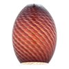 Foto para FireBird Plum Firebird Brandy Pendant Glass Shade