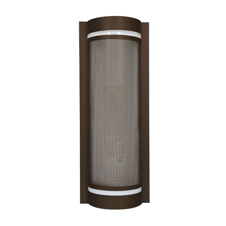Foto para 48w (2 x 24) Kraken Bi-Pin T-5 HO Linear Fluorescent Bronze ACR Wet Location Wall Fixture (OA HT 26) (CAN 6.2"x4.4")