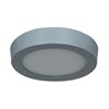 Foto para 12w Strike Module 85CRI LED Damp Location Silver ACR Dimmable Round Led Flush-Mount (OA HT 1.5)