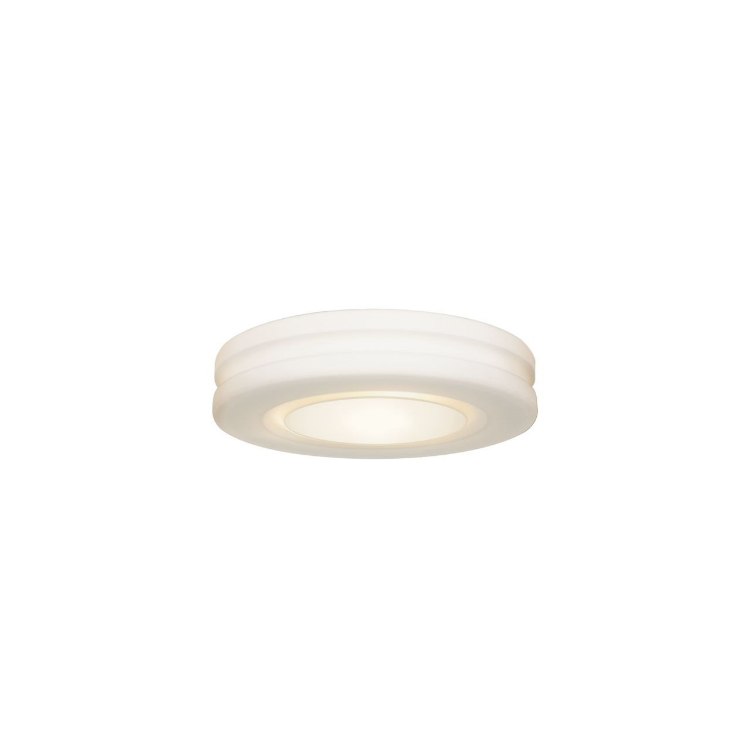 Foto para 15w Altum Module 90Plus CRI Damp Location White Opal Dimmable Led Flush-Mount 3.1"Ø10.25" (OA HT 3.1) (CAN 1"Ø10")
