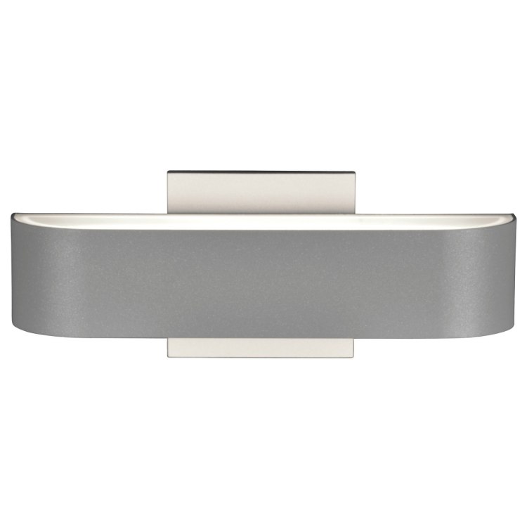 Foto para 14.75w (2 x 7.375) 1800lm 30k Montreal SSL Dedicated LED Satin Frosted Marine Grade Wet Location LED Wall Fixture