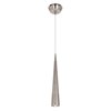 Foto para 5w 350lm 30k Apollo GU-5.3 Replaceable LED Dry Location Brushed Steel 1-Light LED Pendant (OA HT 120")