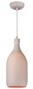Foto para Vino 1-Light Pendant WT White GU24 Fluorescent Fluorescent 8"x8"x18.25" (OA HT 140")