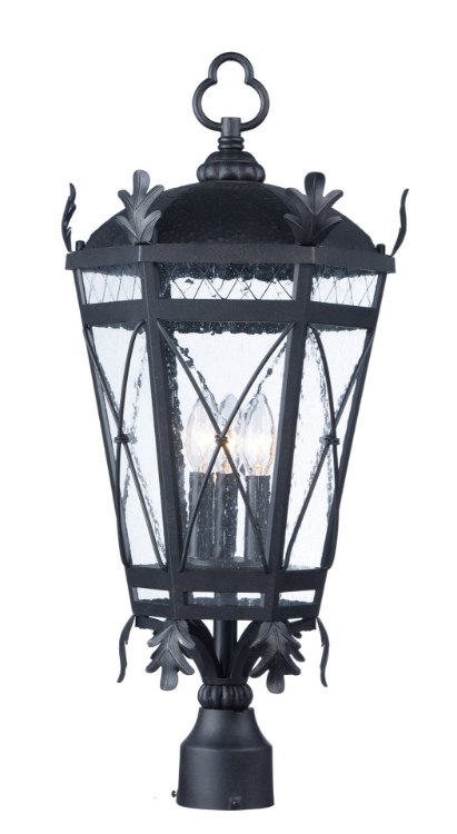 Foto para Canterbury DC Pole/Post Lantern Wet AT Seedy Glass CA Incandescent E12 Incandescent