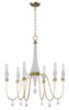 Foto para Claymore 6-Light Chandelier CSTGL CA Incandescent E12 Incandescent 36" Chain