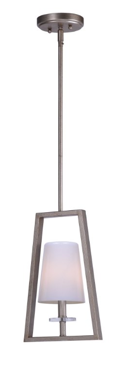 Foto para Swing 1-Light Pendant PD White Opal Glass CA Incandescent E12 Incandescent (OA HT 22.75"-58.75") (CAN 5.13"x5.13"x1")