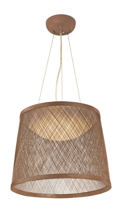 Foto para Bahama 1-Light Pendant NA Hemp String PCB LED 24.25"x19" (OA HT 140")