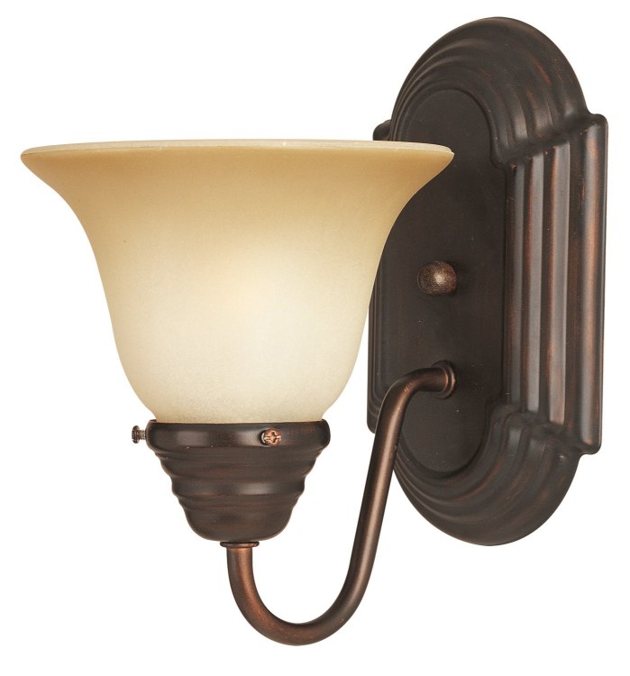 Foto para Essentials - 801x-Wall Sconce OI Wilshire Glass MB Incandescent Incandescent