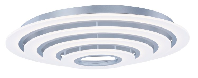 Foto para 116W Saturn II LED 4-Light Flush Mount MS Matte White Frosted Acrylic PCB LED (CAN 33.5"x33.5"x1.5")