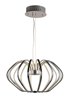 Foto para 5.76W Argent LED Pendant PC Acrylic PCB LED (OA HT 17.75"-137.75") (CAN 8.7"x8.7"x1.7")