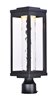 Foto para Salon LED 1-Light Outdoor Post BK Water Glass Water Glass PCB LED