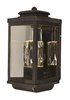 Foto para Mandeville LED 2-Light Outdoor Wall Lantern GBK Clear Crystal + Glass PCB LED 7"x16"