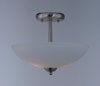 Foto para Taylor 2-Light Semi-Flush Mount SN Satin White Opal Glass MB Incandescent Incandescent (CAN 5"x5"x1")