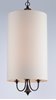 Foto para Bongo 6-Light Pendant OI Linen Fabric MB Incandescent Incandescent (OA HT 43.25"-79.25")36" Chain