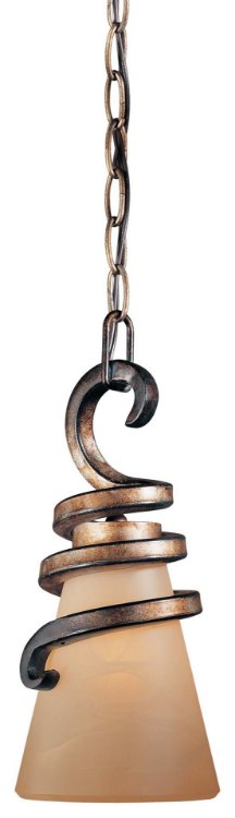 Foto para 100w SW 1 Light Mini Pendant Tofino Bronze Mabre Grabar