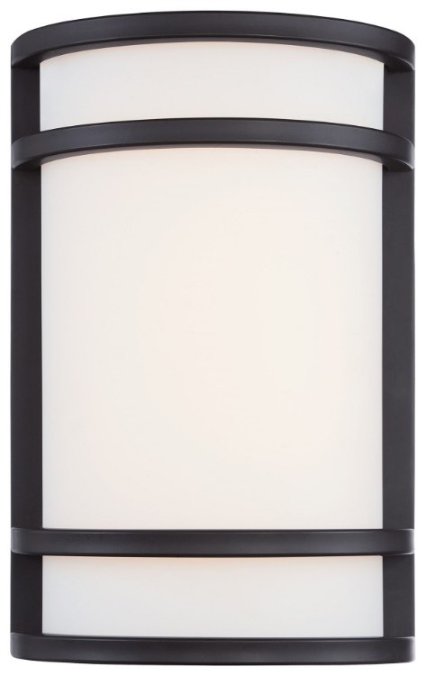 Foto para 19w SW Ac Led Pocket Lantern Oil Rubbed Bronze Etched Opal Glass