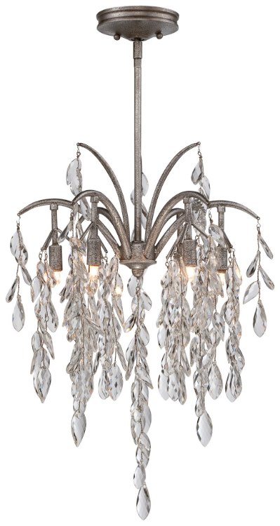 Foto para 75w SW Six Light Pendant Silver Mist
