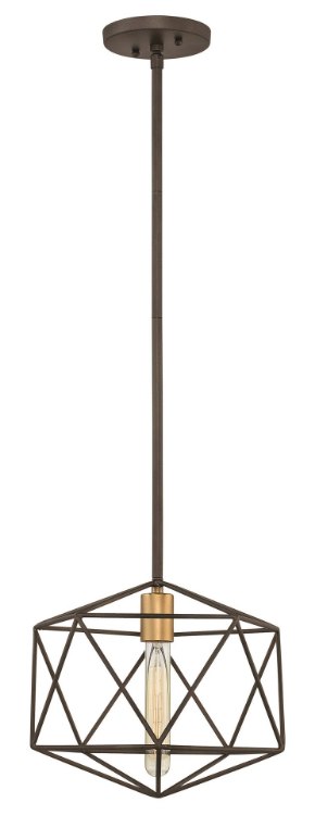 Foto para 100w Pendant Astrid MED Metallic Matte Bronze