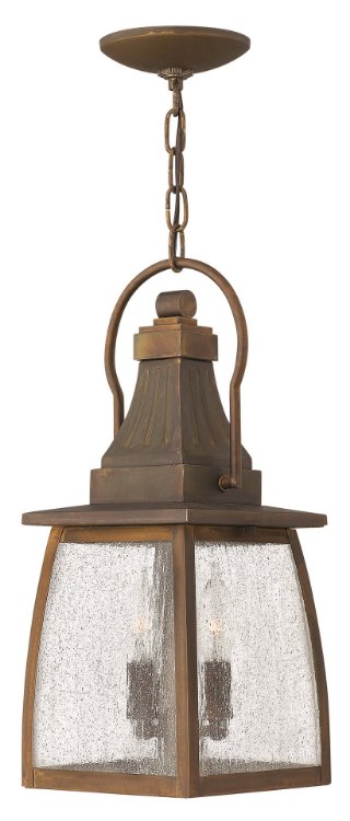 Foto para 60w Outdoor Montauk CAND Clear Seedy Sienna Hanging