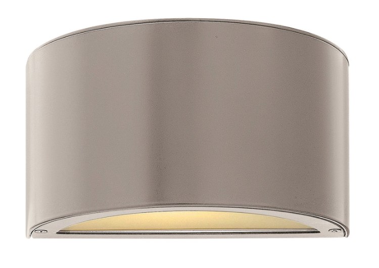 Foto para 7.5w Outdoor Luna LED Etched Lens Titanium Small Wall Mount