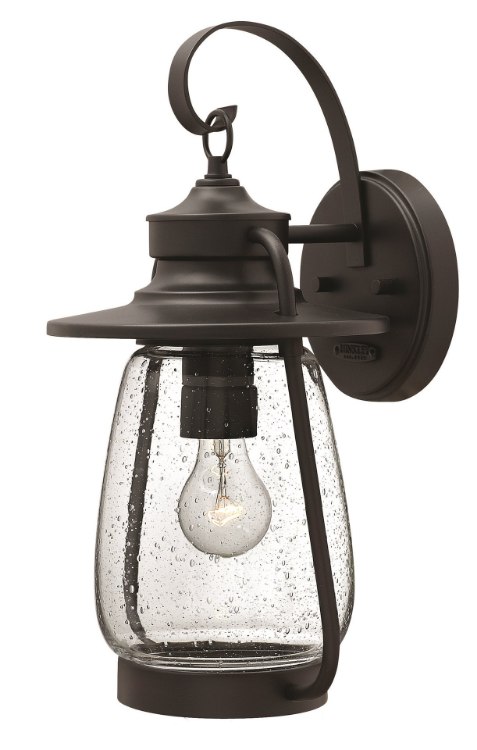 Foto para 100w Outdoor Calistoga MED Clear Seedy Spanish Bronze Medium Wall Mount