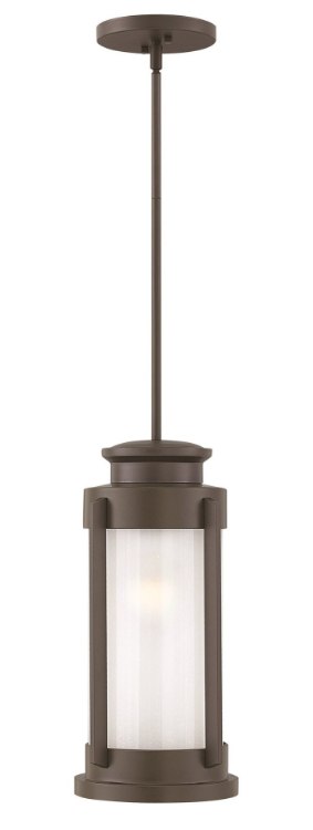 Foto para 100w Outdoor Briggs MED Etched Seedy Buckeye Bronze Hanging
