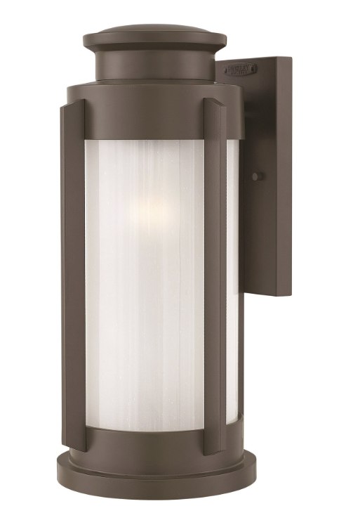 Foto para 100w Outdoor Briggs MED Etched Seedy Buckeye Bronze Large Wall Mount