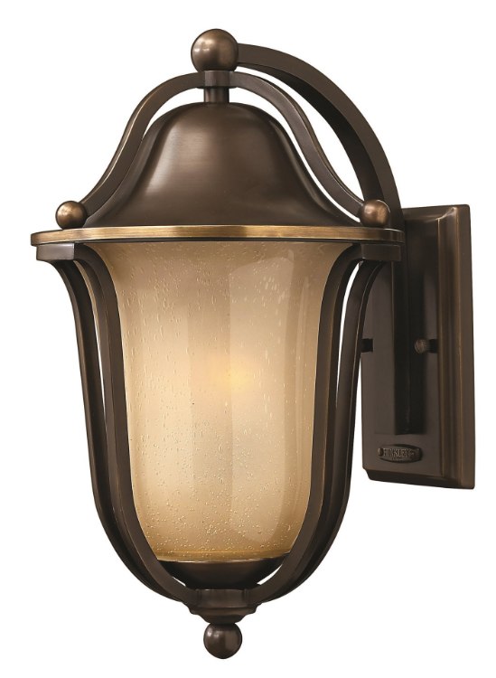 Foto para 40w Outdoor Bolla CAND Light Amber Seedy Olde Bronze Medium Wall Mount