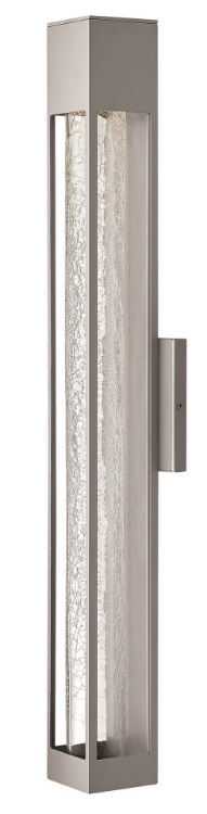 Foto para 35w Outdoor Vapor GU-10 Crackle Titanium Large Wall Mount