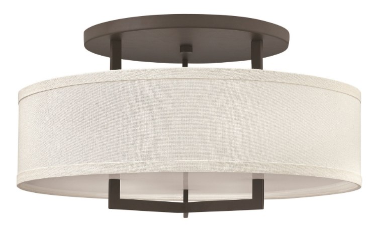 Foto para 48w Foyer Hampton LED Buckeye Bronze Semi-flush Mount